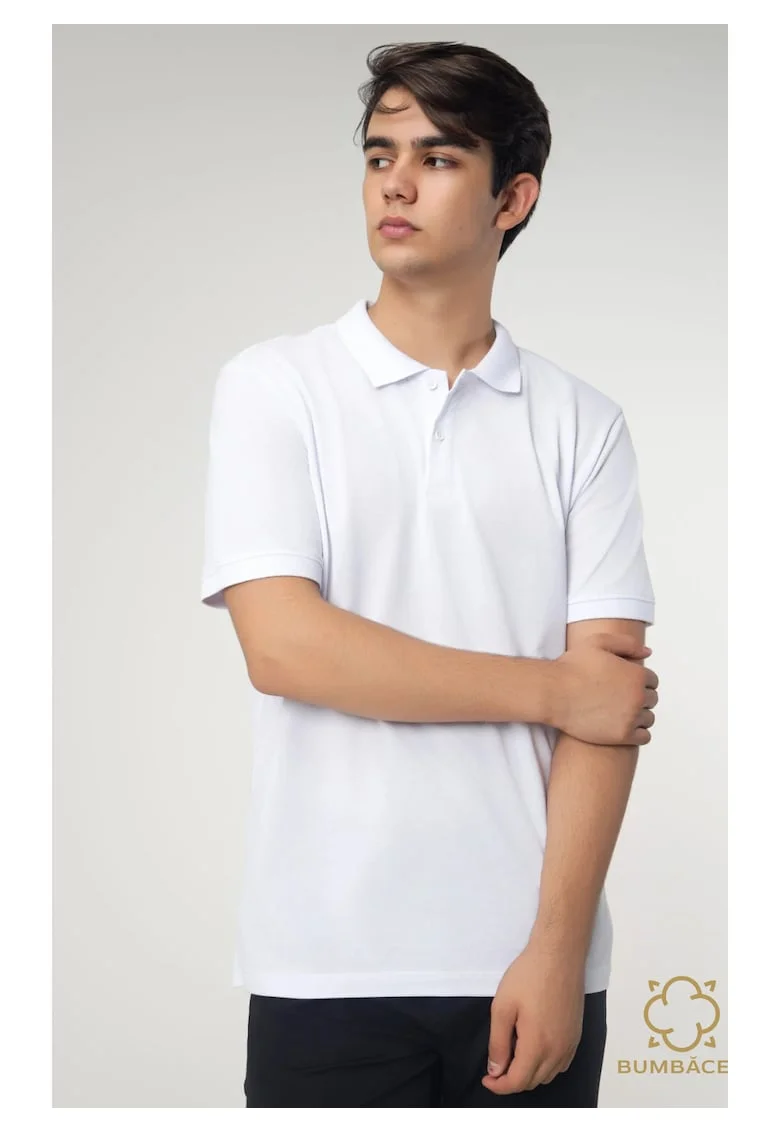 Tricou polo de vara pentru barbati, cu maneca scurta