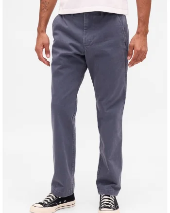 Pantaloni chino cu croiala relaxed-fit, Violet