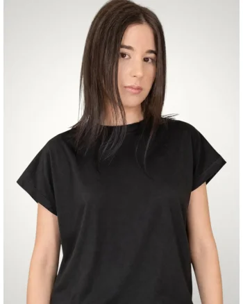 Tricou pentru dama casual din bumbac premium, Negru