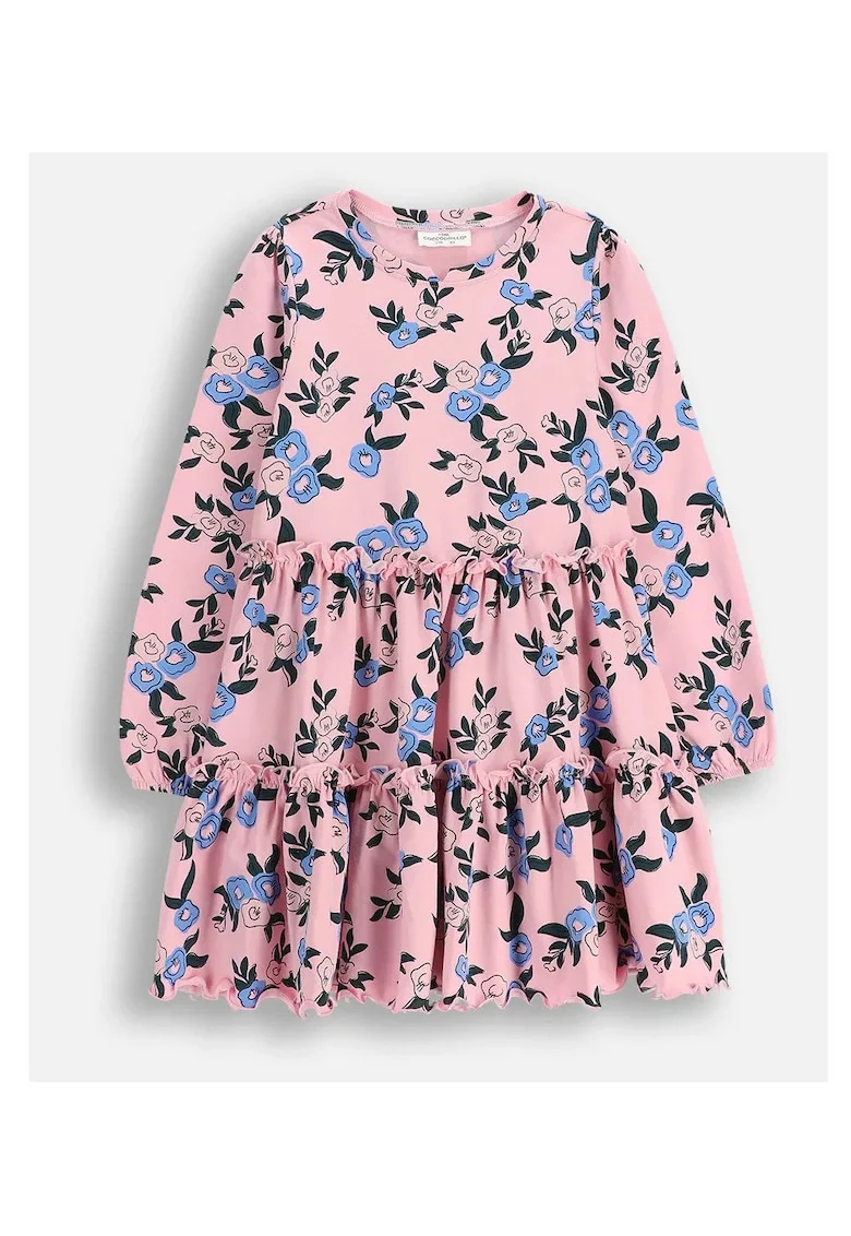 Rochie evazata cu imprimeu,