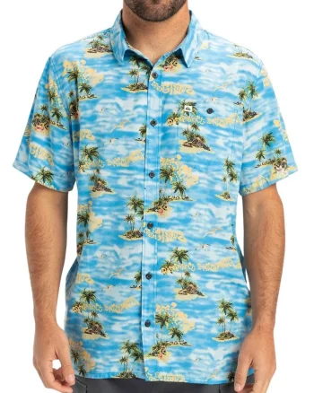 Camasa cu model tropical Safe Paradise