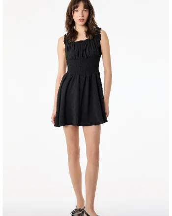 Rochie scurta evazata, Negru