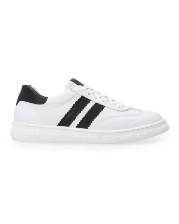 Pantofi sport din piele naturala neteda