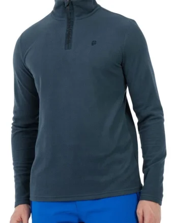Bluza sport din fleecd cu fenta cu fermoar