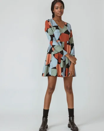 Rochie cu maneci lungi