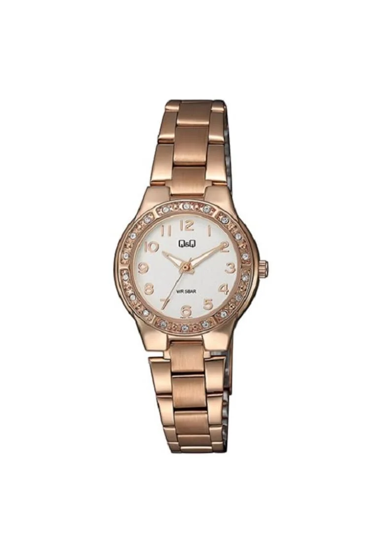 Ceas de dama  Q691J024Y, Auriu rose