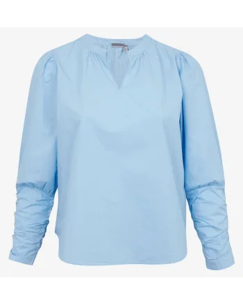 Bluza uni cu decupaj in V