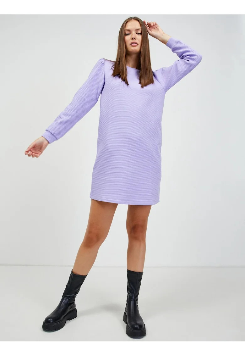 Rochie -hanorac cu maneci lungi