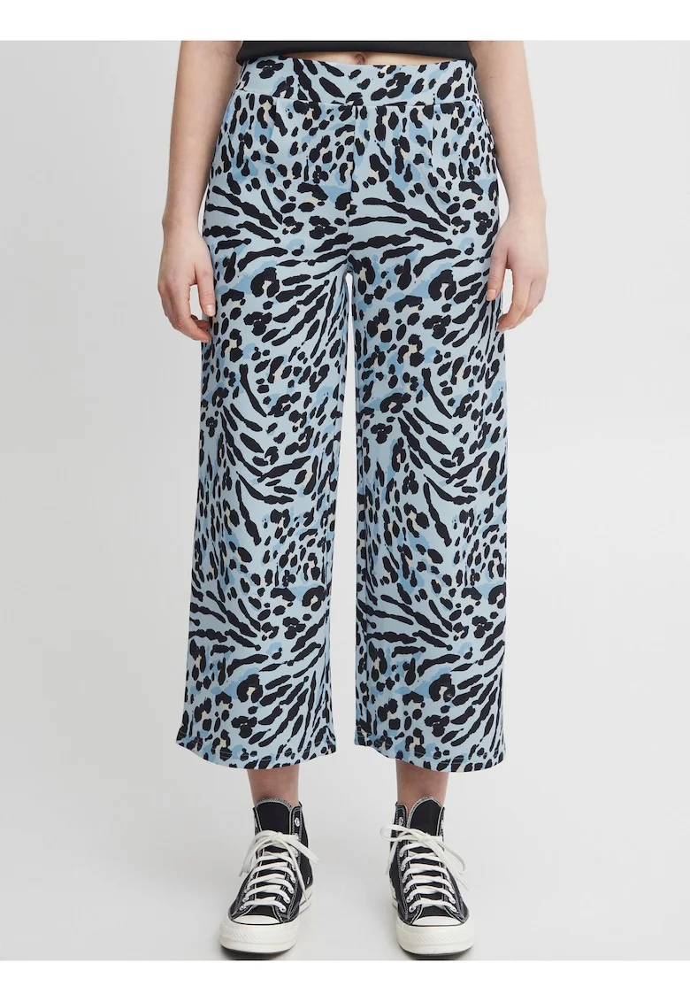 Pantaloni drepti crop