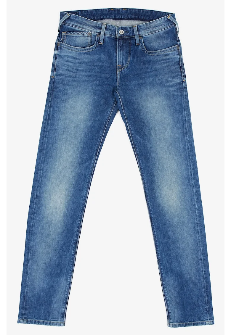 Blugi slim fit cu buzunare,