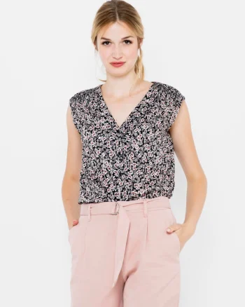 Bluza cu imprimeu floral,