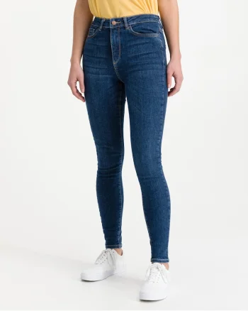 Blugi skinny cu talie inalta Sophia,