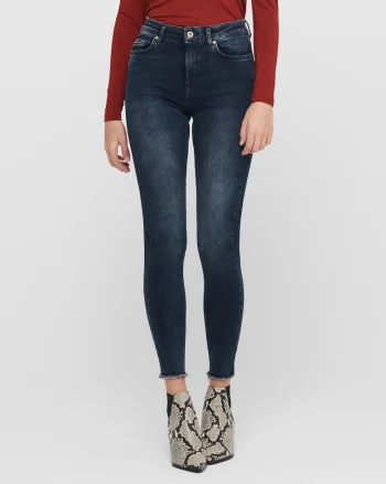 Blugi Skinny cu aspect decolorat Blush