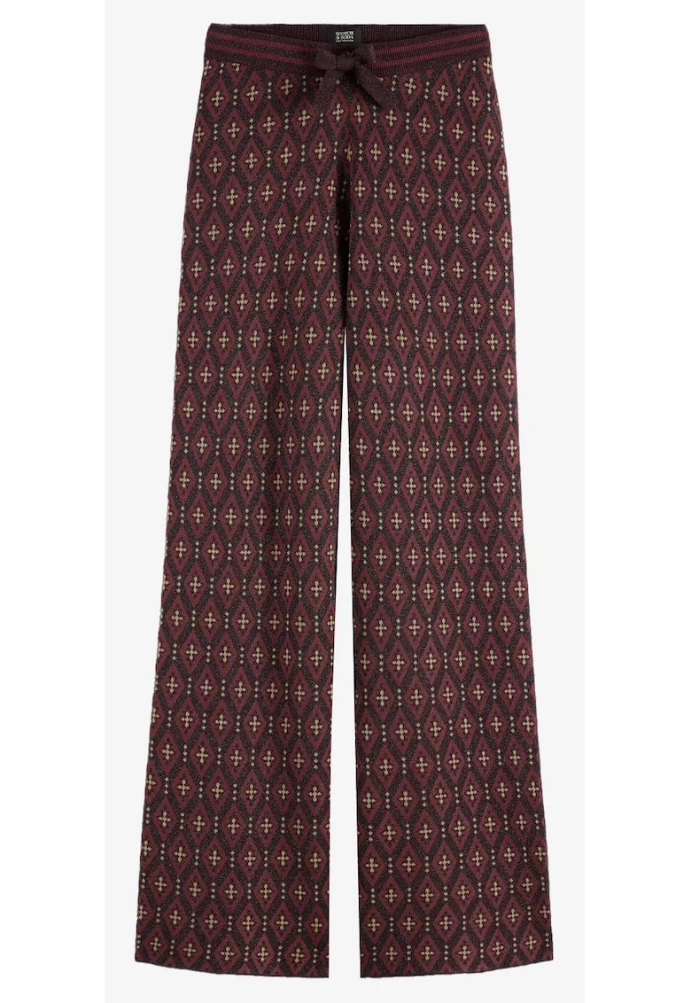 Pantaloni jacquard lejeri