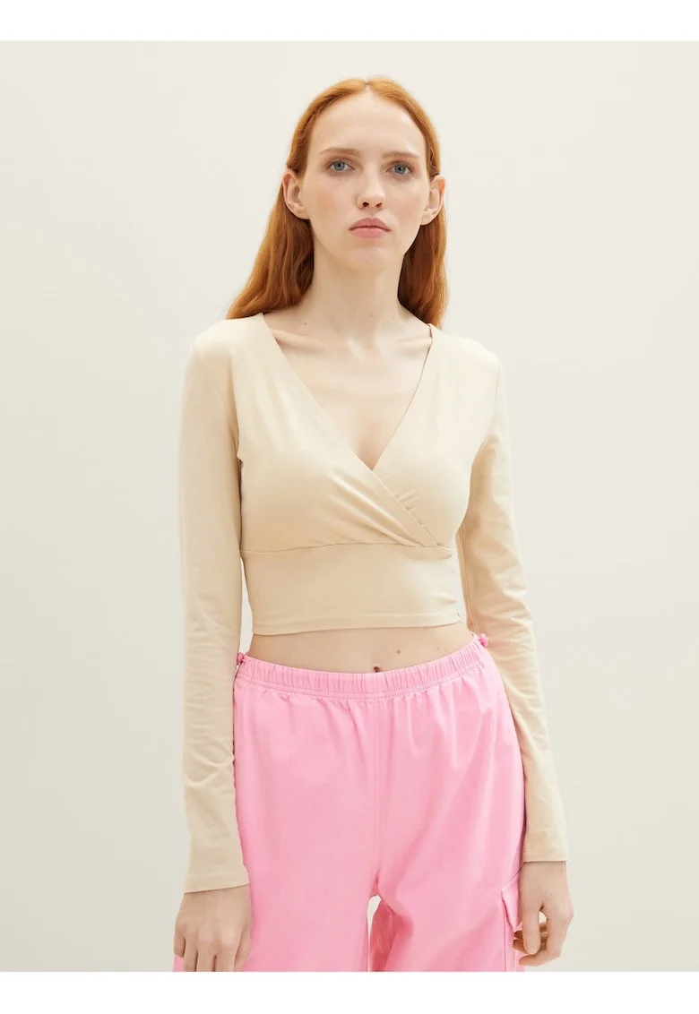 Bluza scurta cu maneca lunga