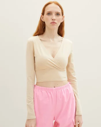 Bluza scurta cu maneca lunga