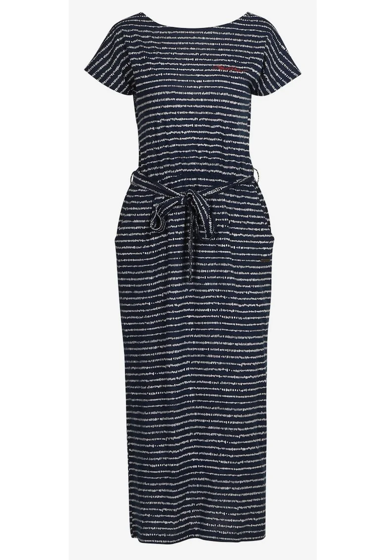 Rochie casual cu cordon in talie