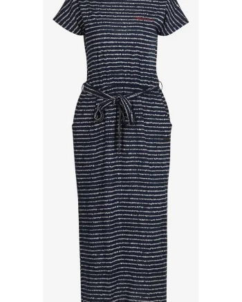 Rochie casual cu cordon in talie