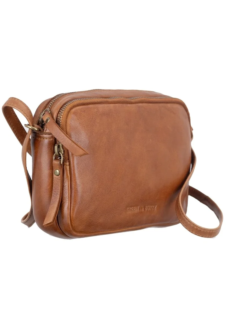 Geanta umar dama piele naturala 23 x 15 x 6.5 cm, Colombiana,, Maro