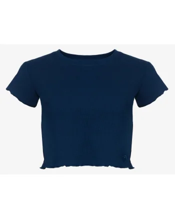 Tricou scurt cu terminatii valurite