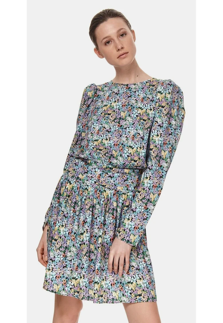 Rochie din viscoza cu model floral