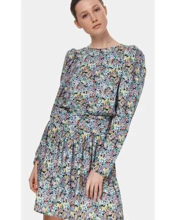 Rochie din viscoza cu model floral