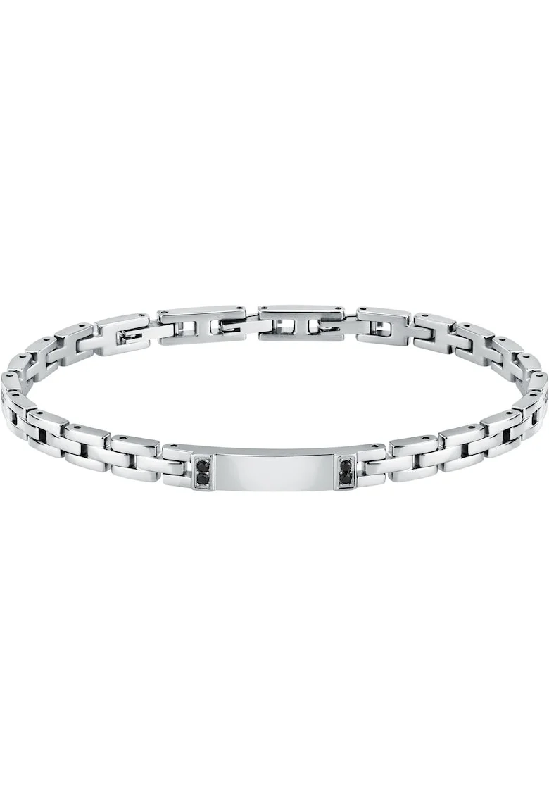 Bratara  Elegant, Negru/Argintiu