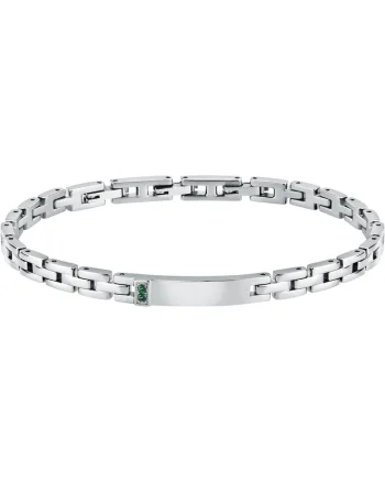 Bratara  Elegant, Verde/Argintiu