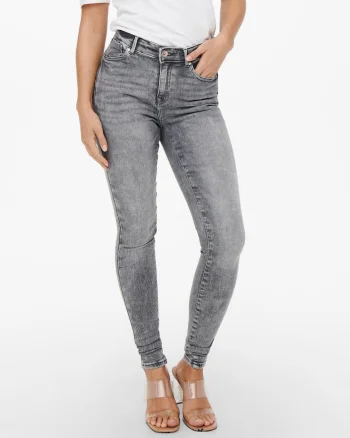 Blugi skinny cu aspect decolorat Power