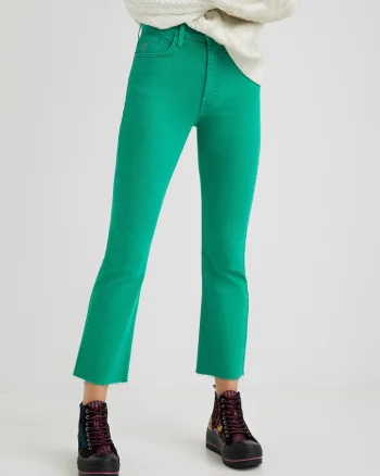 Blugi bootcut de bumbac,