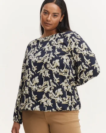 Bluza cu imprimeu floral