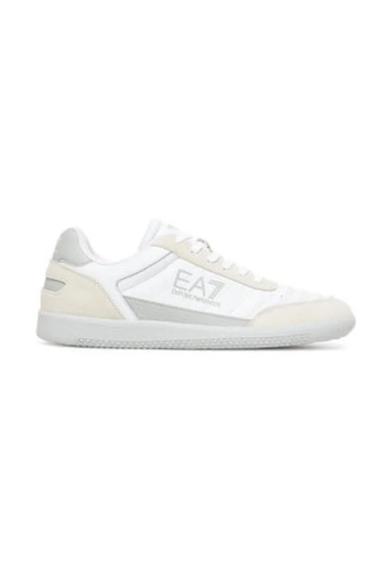 Tenisi barbati, Emporio Armani  piele naturala, alb/bej