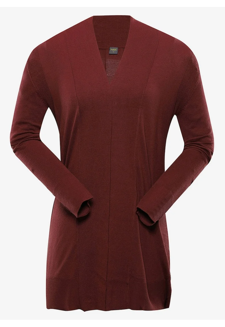 Rochie-pulover cu decolteu in V,