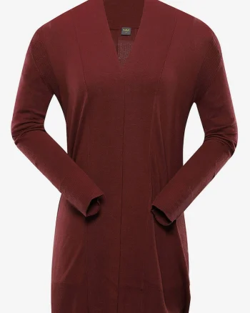 Rochie-pulover cu decolteu in V,