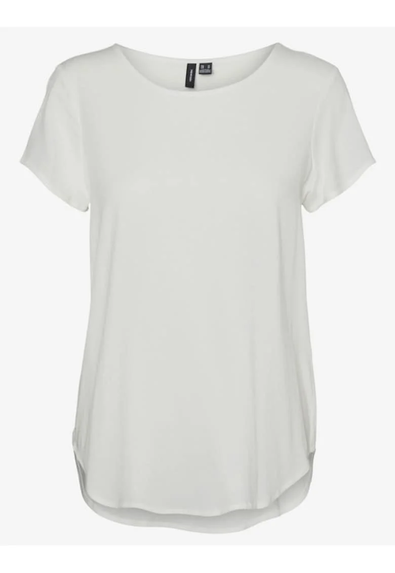 Tricou lejer cu decolteu rotund Bella,