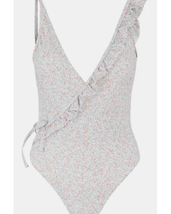 Costum de baie intreg cu model floral Gaby,