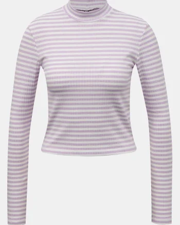 Bluza slim fit cu model in dungi Raya