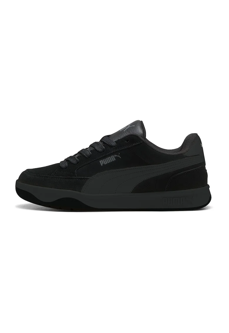 Pantofi sport Park LT din piele ecologica, Verde/Negru
