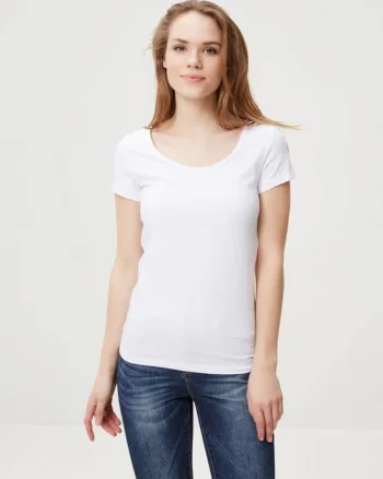 Tricou uni slim fit