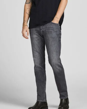 Blugi slim fit cu talie joasa