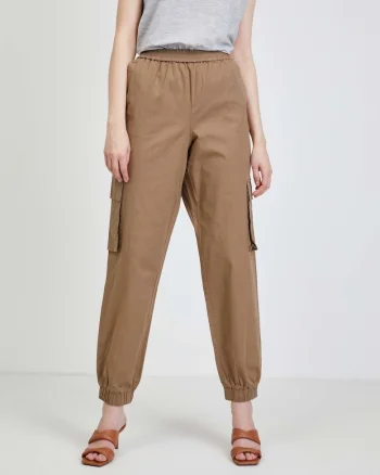 Pantaloni cu talie inalta si Buzunare