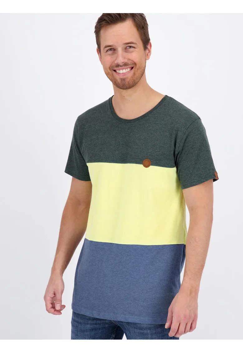 Tricou cu model colorblock