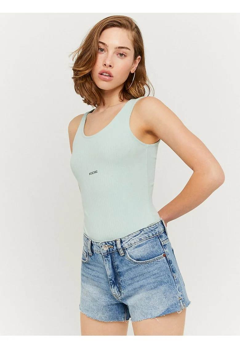 Pantaloni scurti din denim cu talie medie
