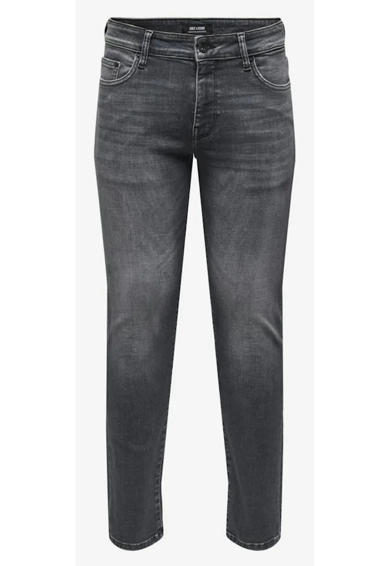 Blugi slim fit cu buzunare Loom