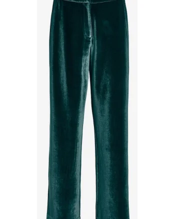 Pantaloni uni de catifea