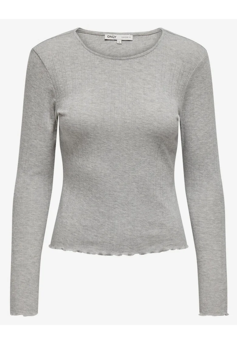 Tricou din bumbac cu decolteu rotund