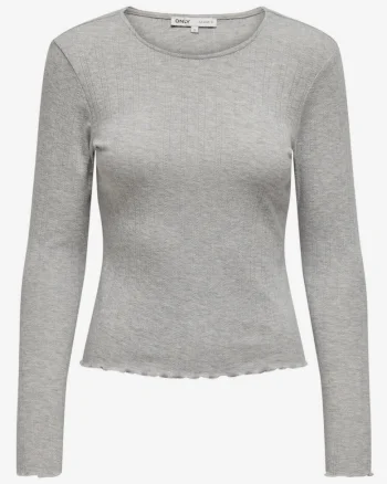 Tricou din bumbac cu decolteu rotund
