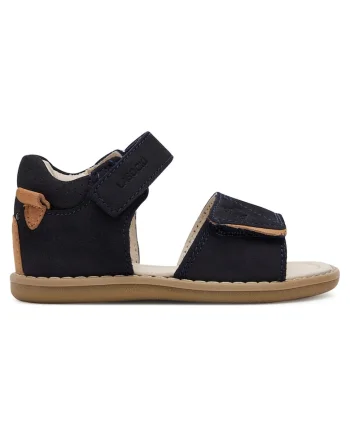 Sandale copii  bleumarin, piele naturala,