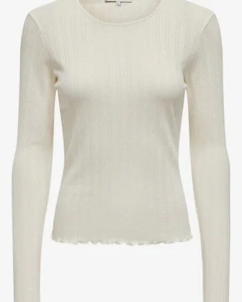Bluza cu striatii si decolteu rotund