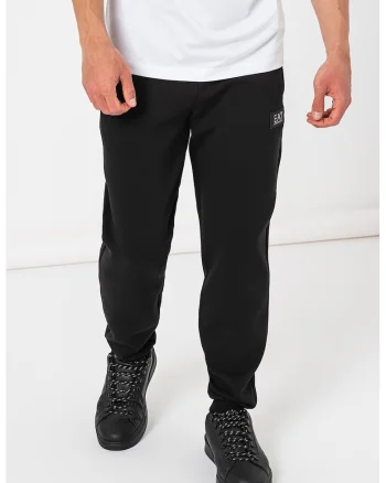 Pantaloni de trening cu talie ajustabila, Negru